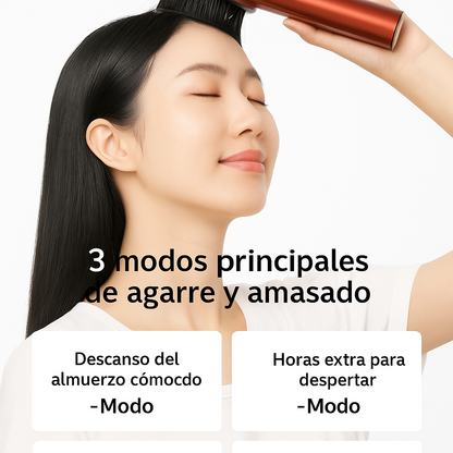 Peine Eléctrico de Masaje Capilar con Led Roja