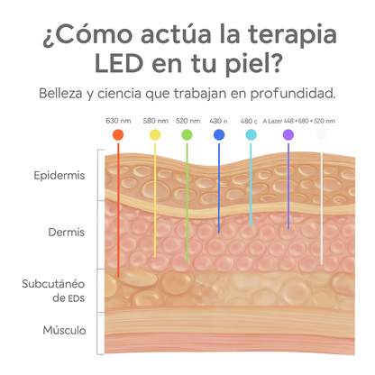 Mascarilla LED de terapia