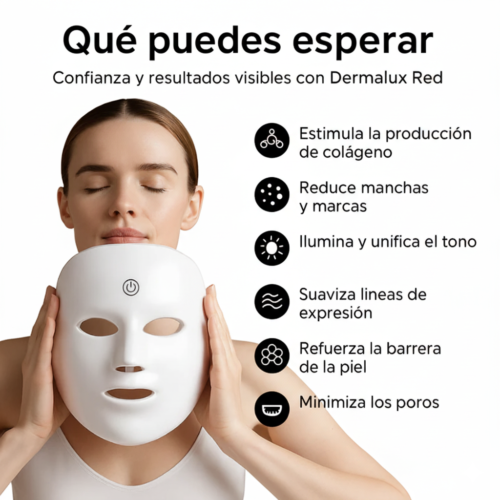 Mascarilla LED de terapia